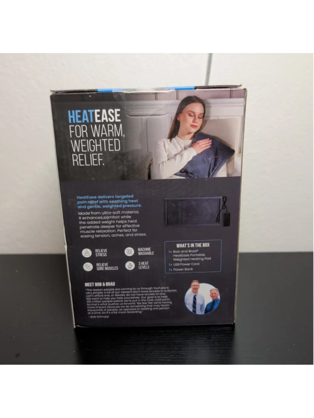 BOB AND BRAD Portable Weighted Heating Pad Heateasy , New